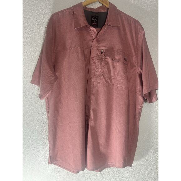 Wrangler ATG Men's Button-Up Short Sleeve Casual Shirt Size XL - Picture 1 of 5